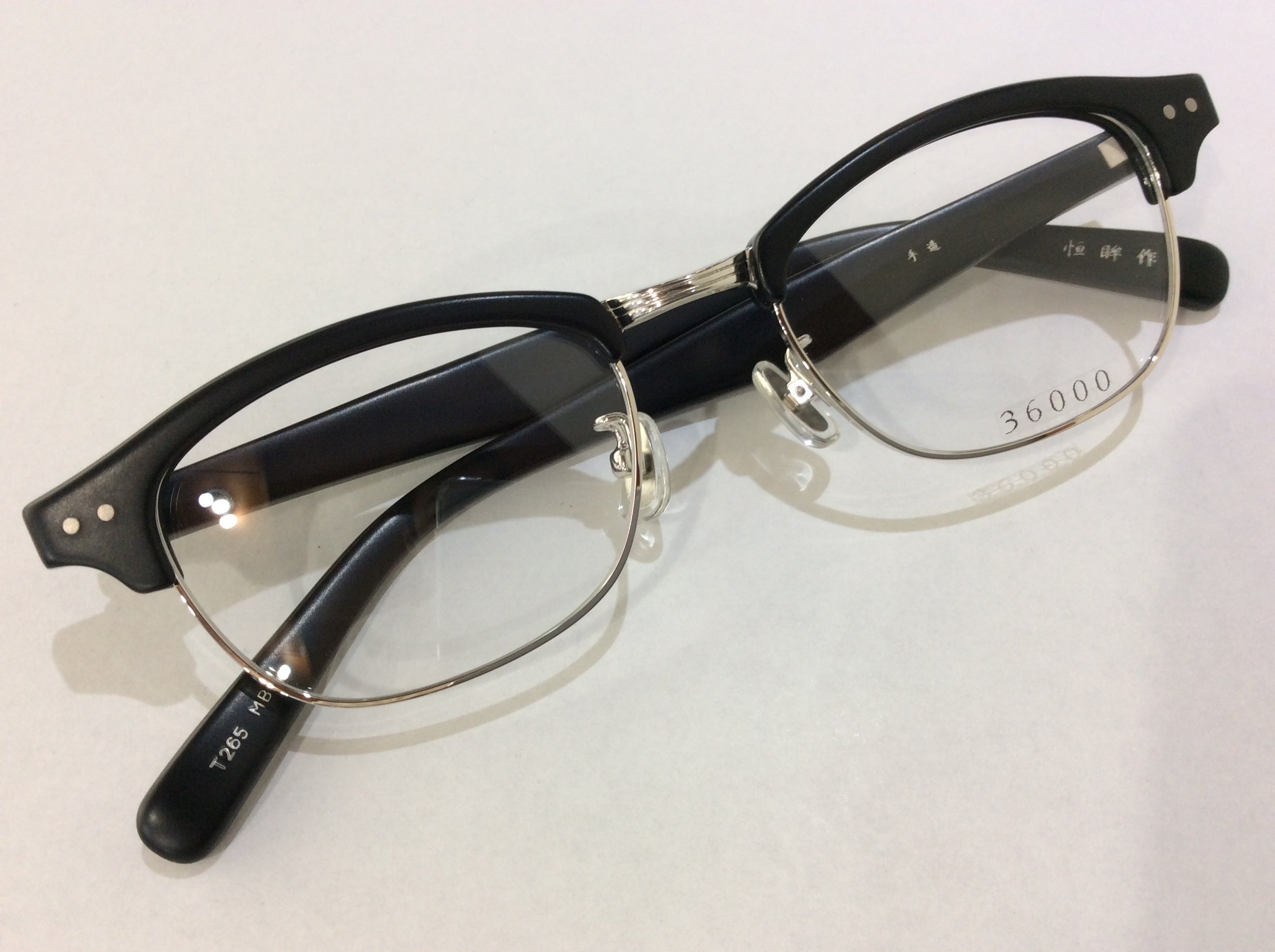 金子眼鏡職人 恒眸作 T－265 MBK | グラッシーズのブログ