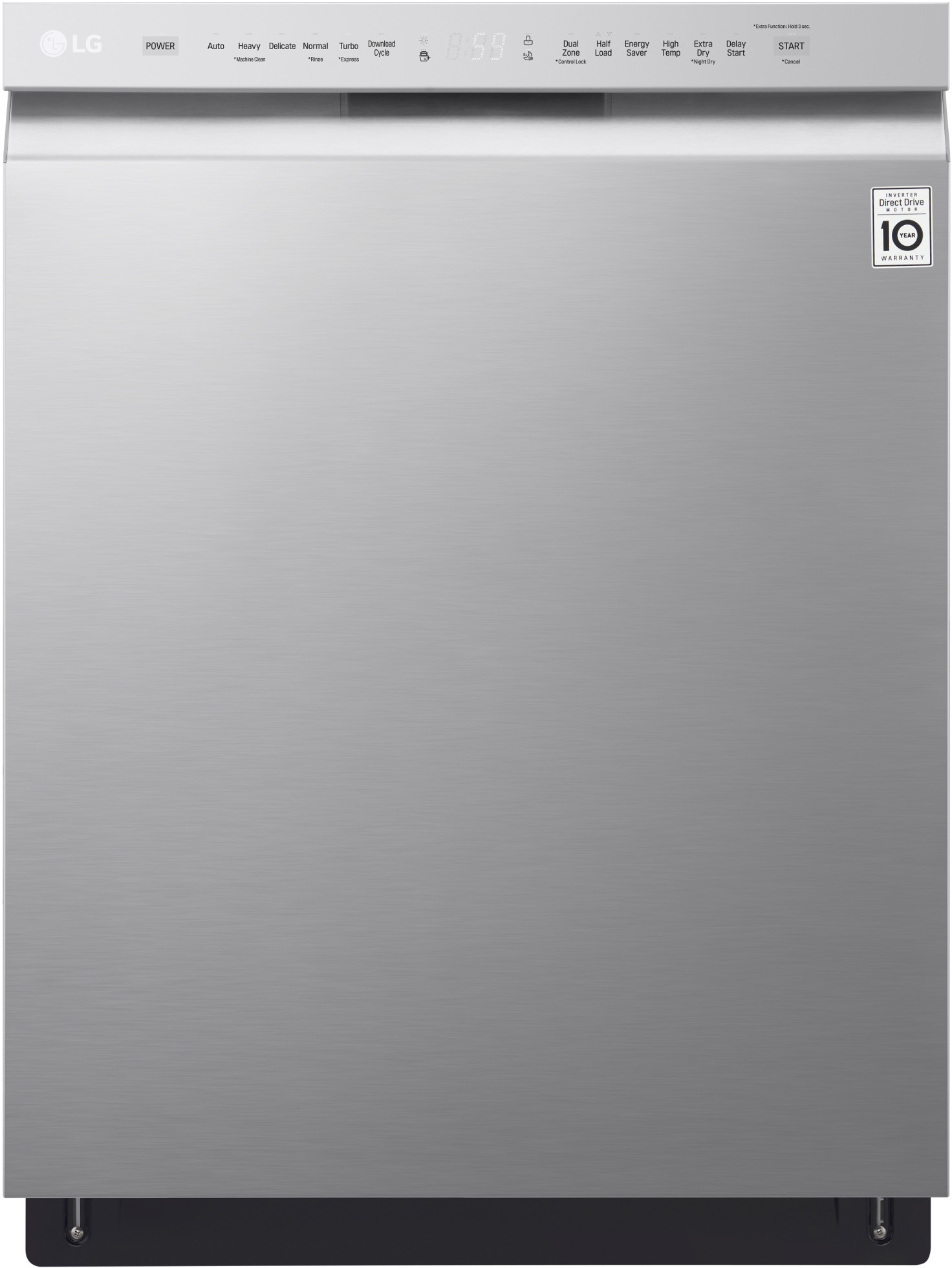 LG LDF5545SS 24 Inch Full Console Built-In Dishwasher with 15