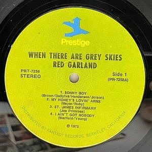 RED GARLAND / When There Are Grey Skies (LP) / Prestige | WAXPEND