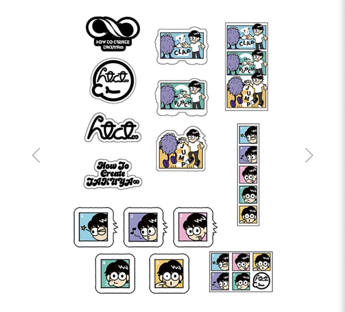 新品未使用 TAKUYA∞の創り方限定 ステッカー uverworld takuya∞着用