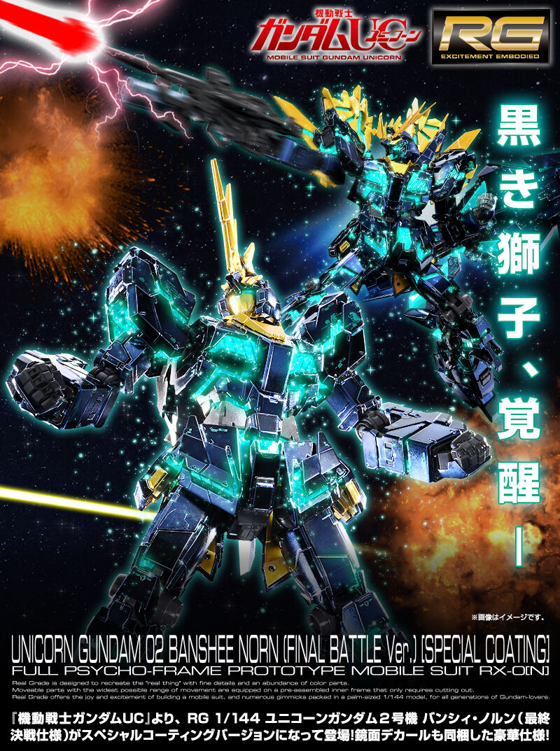 プレミアムバンダイ限定 RG バンシィ・ノルンスペシャルコーティング