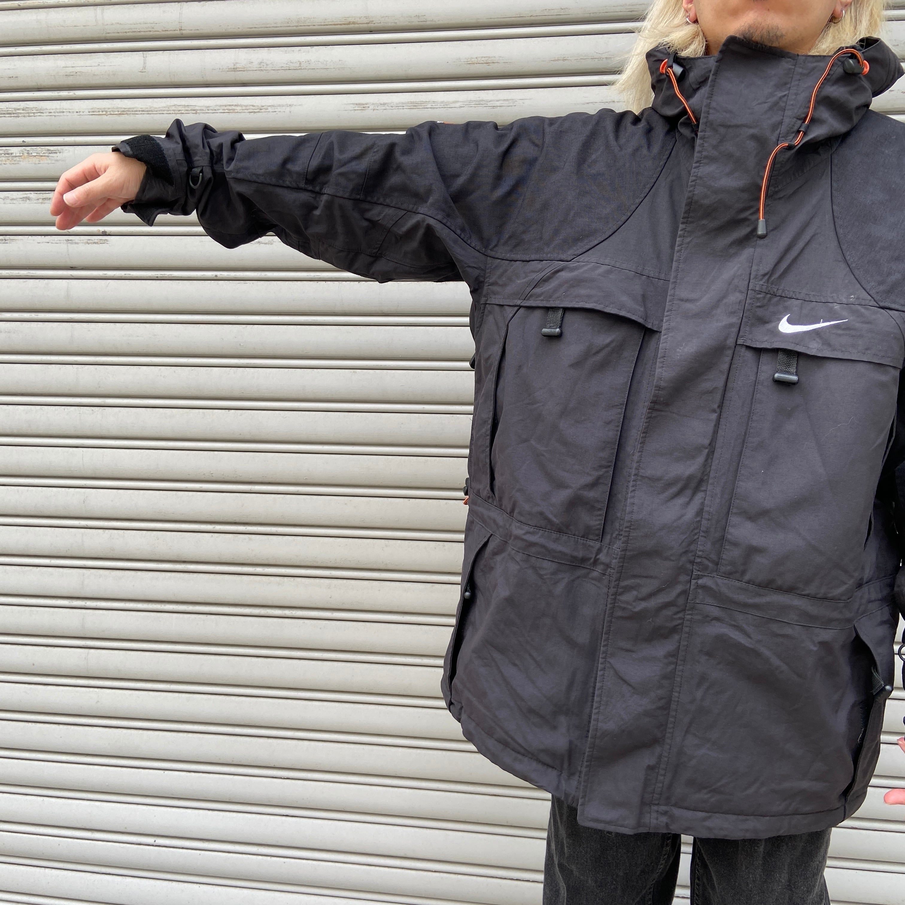 名作90s NIKEACG ナイキ ストームフィット マウンテンパーカー 黒 L