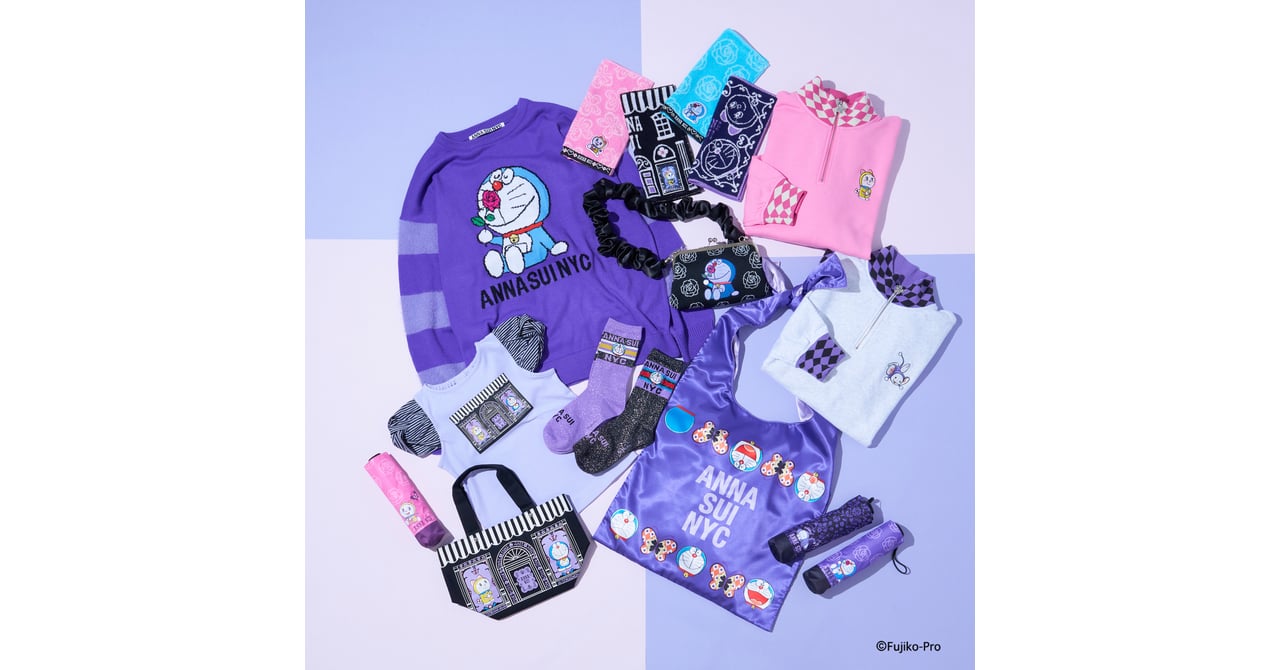 アナ スイが藤子・F・不二雄の生誕90周年を記念、ドラえもんやドラミを