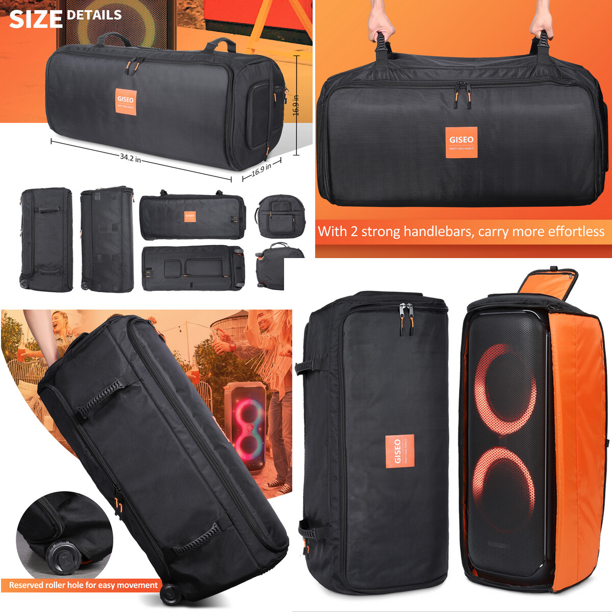 Storage Bag Travel Case Cover For JBL PARTYBOX 710 Bluetooth
