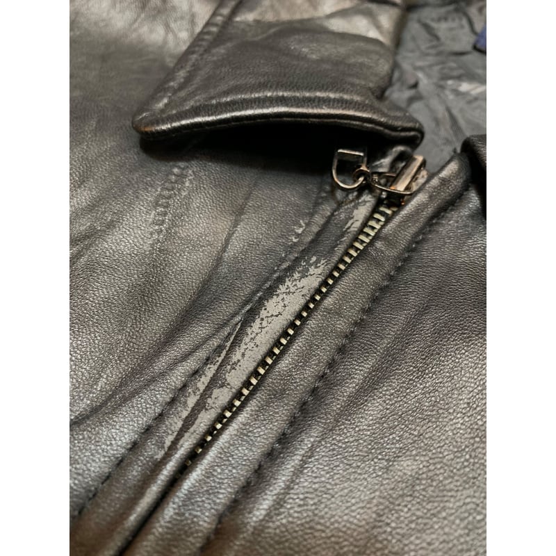 90s CHAPS Ralph Lauren LEATHER JACKET Size XL |