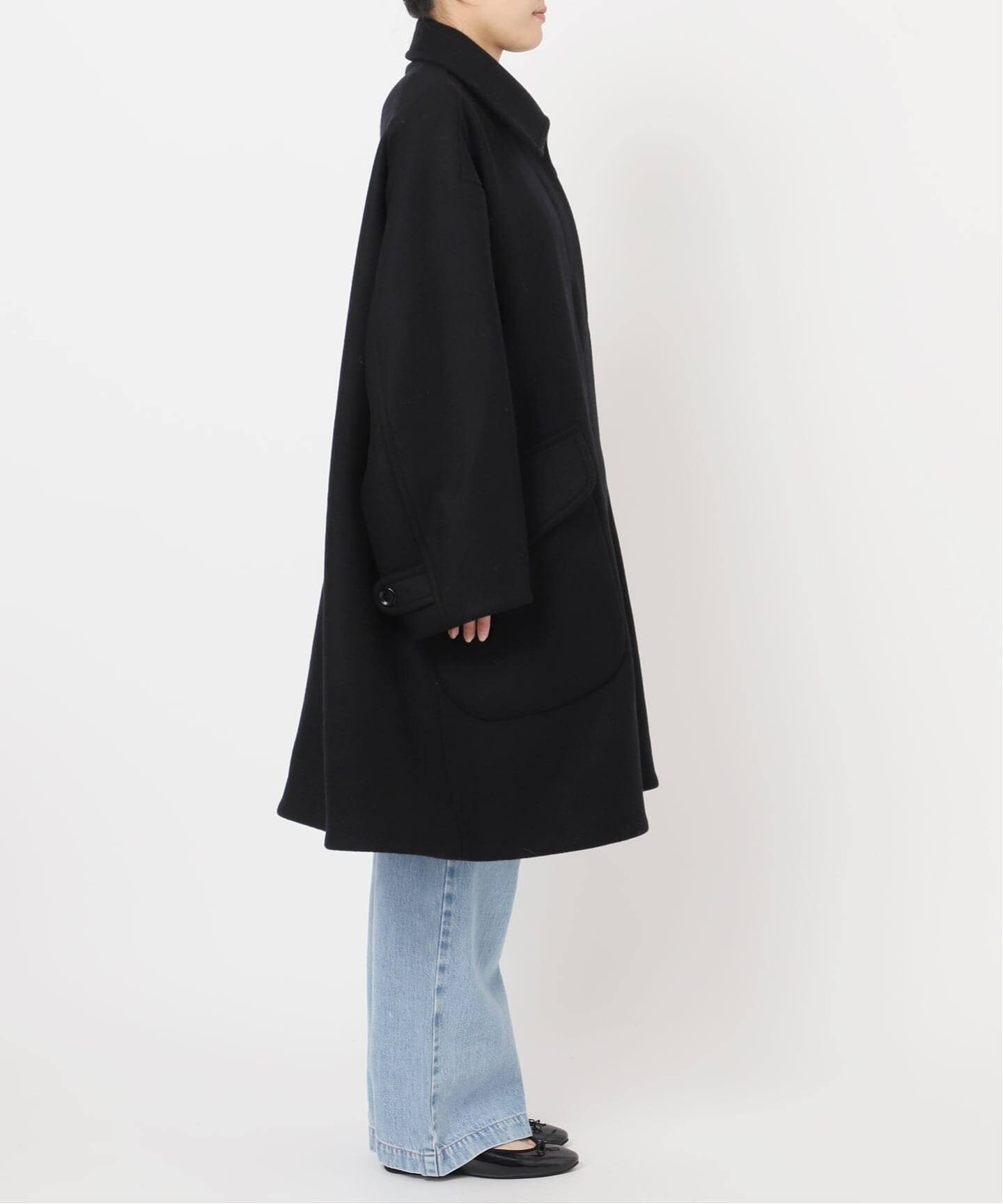 IENA LA BOUCLE ハードメルトンスタンドネックコート（その他ブルゾン