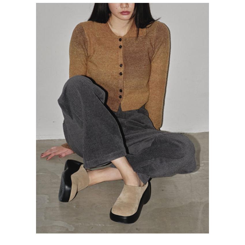 TODAYFUL 2024prefall トゥデイフル 靴 Volume Sole Sabot ボリューム