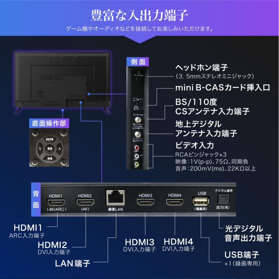 MAXZEN（マクスゼン） テレビ 50型 MAXZEN 50インチ 4K対応 4K ゲーム
