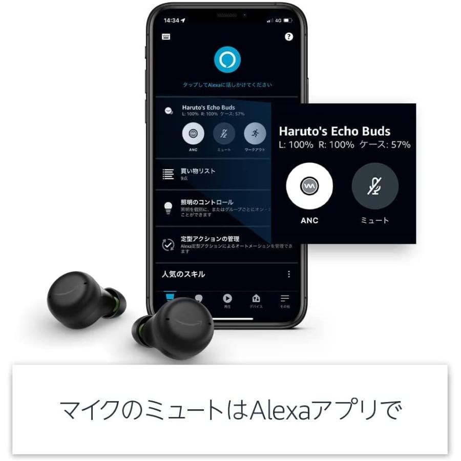 送料無料 Echo Buds エコーバッズ 第2世代 アクティブノイズキャンセ