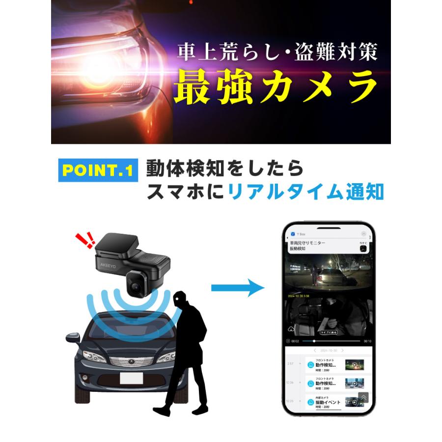 ドライブレコーダー 24時間駐車監視 車両盗難対策 車上荒らし対策