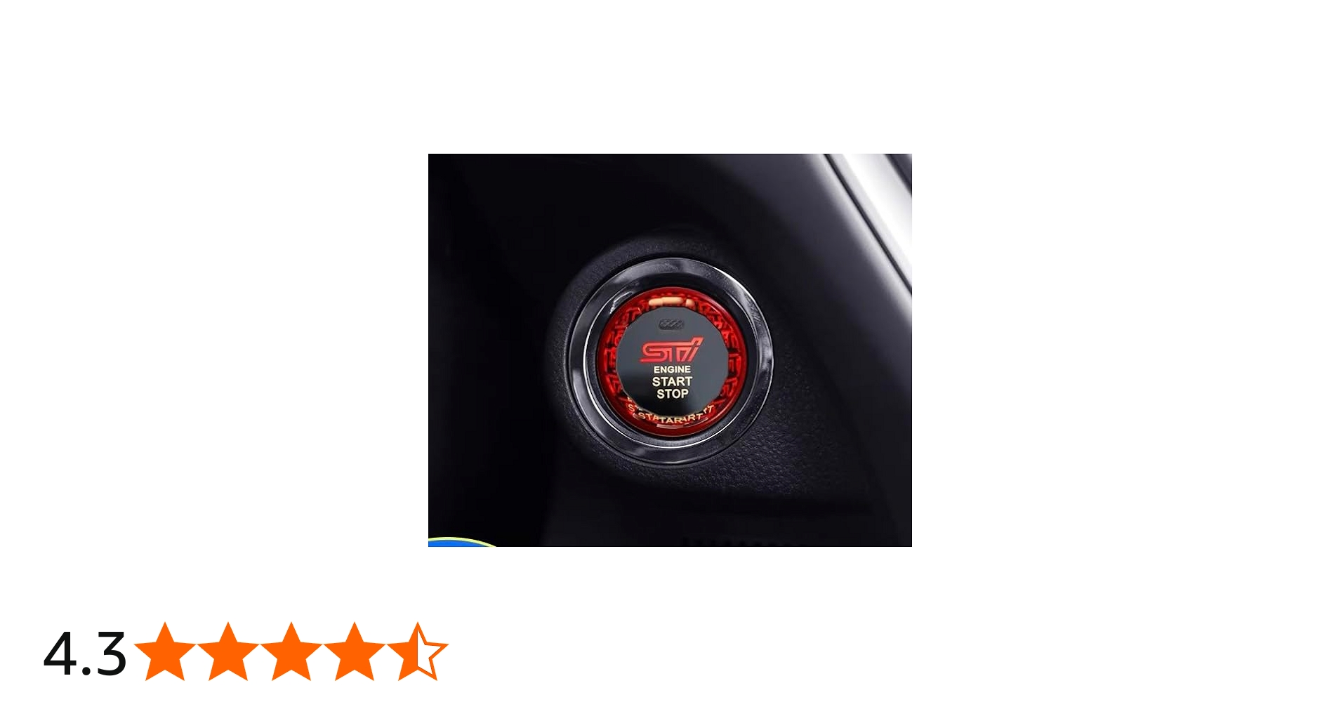 Amazon.co.jp: エンジン スタートボタン交換カバー,stopスイッチ付き