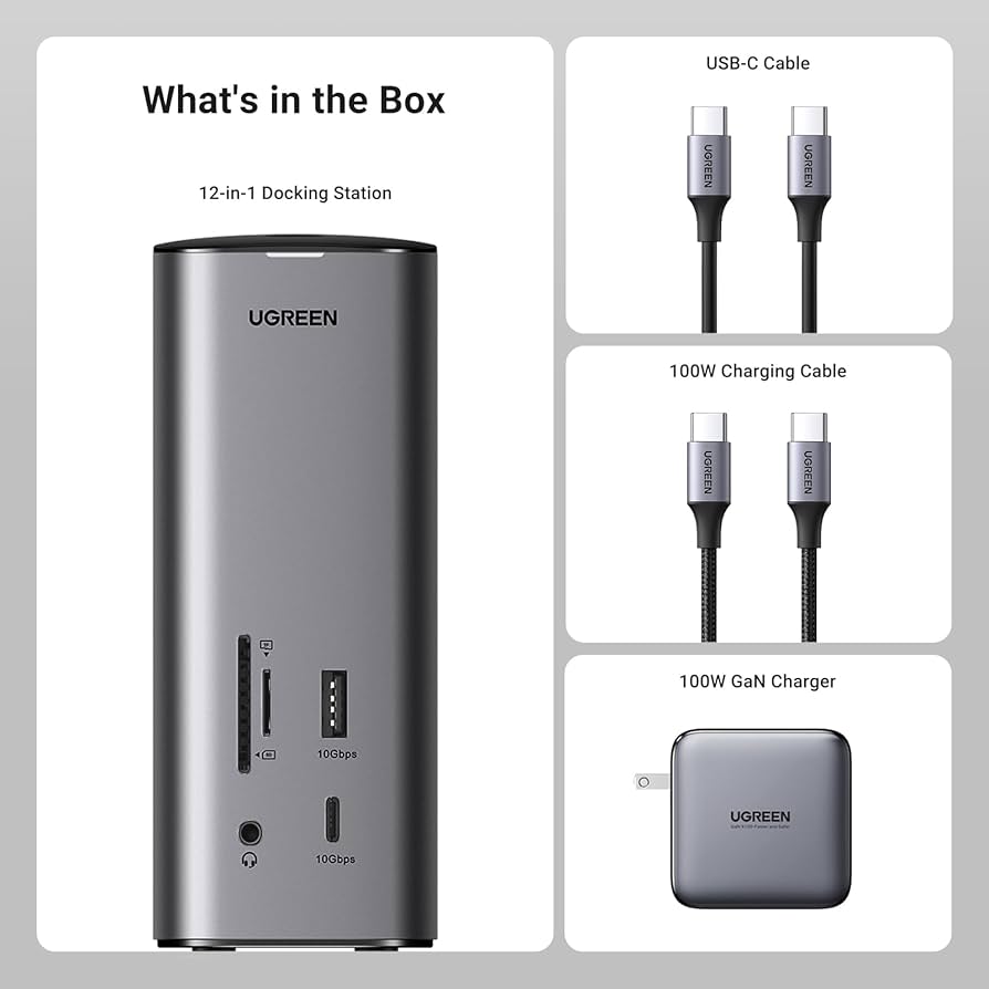 Amazon.co.jp: UGREEN Revodok Pro 312 12-in-1 USB Cドッキング