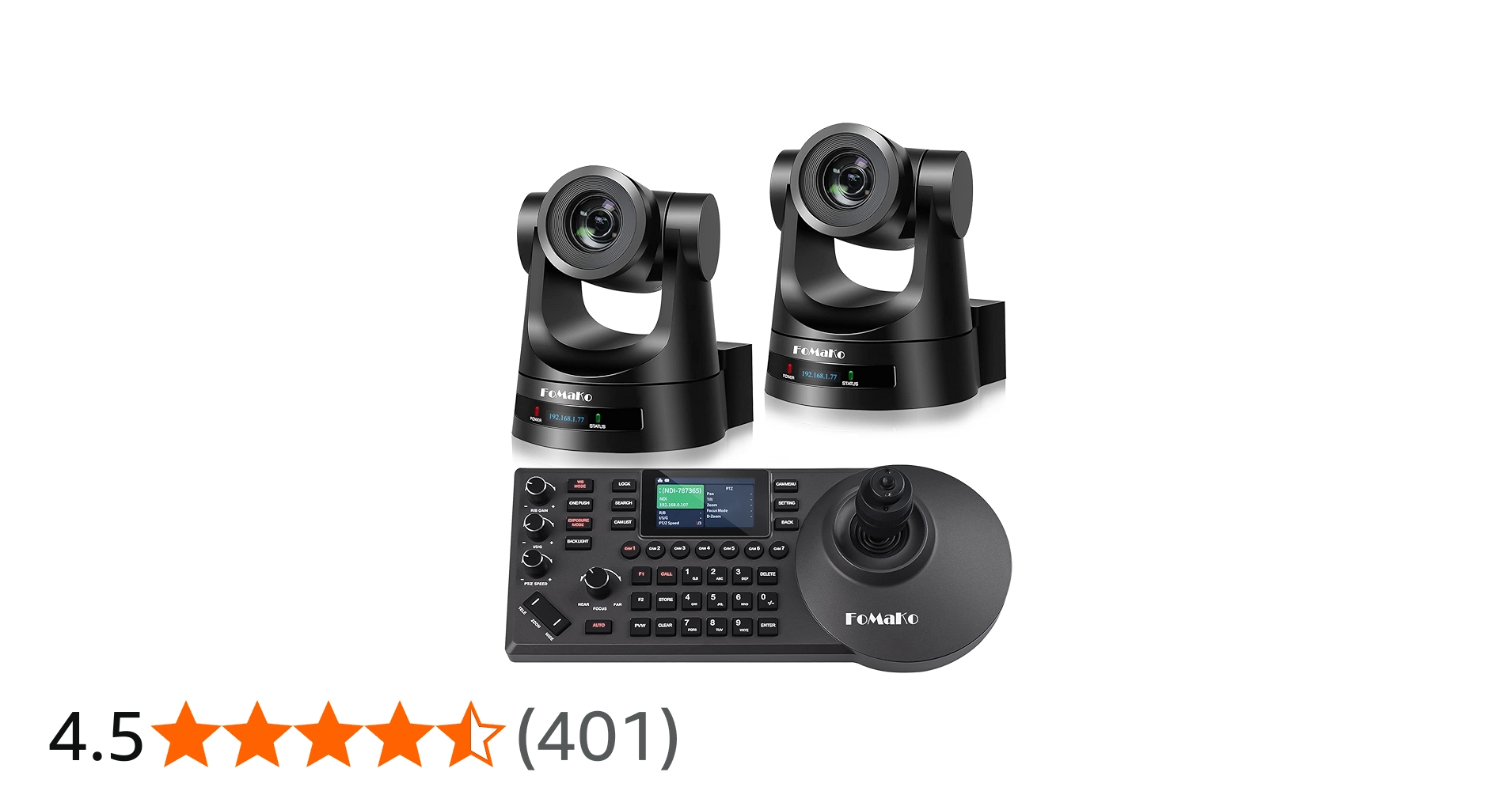 Amazon.co.jp: 【FMK20SDI Pro 2台 ＋ KC608 Pro】 FoMaKo PTZカメラ
