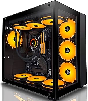 Amazon.co.jp: AMANSON ATX PC CASE ゲーミングPCケース USB 3.0 強化