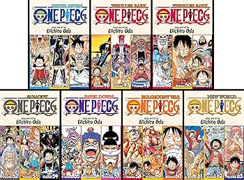 One Piece Omnibus Series Set (35 Books), Complete Manga Collection