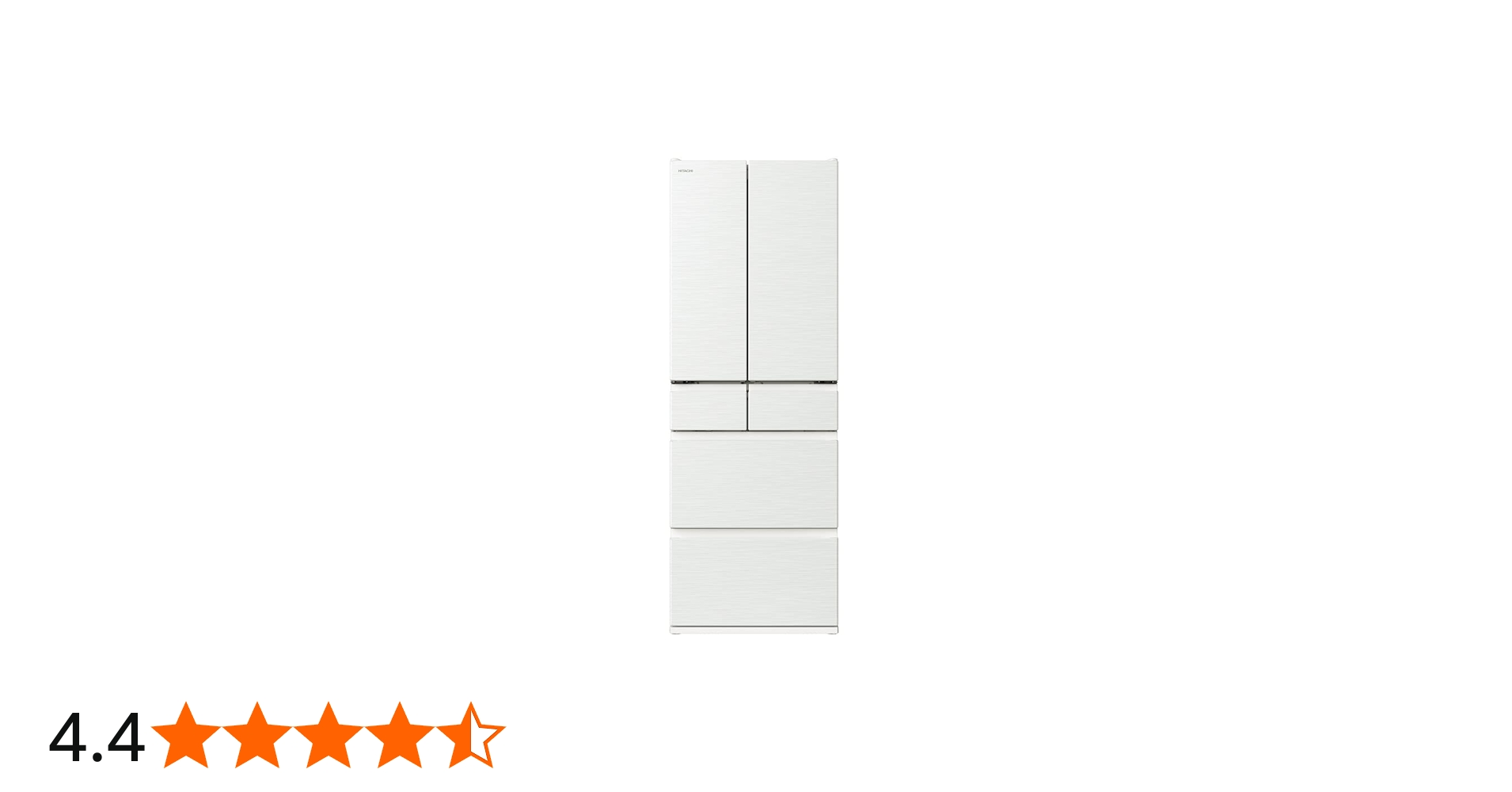 Amazon | 日立 冷蔵庫 幅65cm 485L ピュアホワイト R-HWC49T W 6ドア