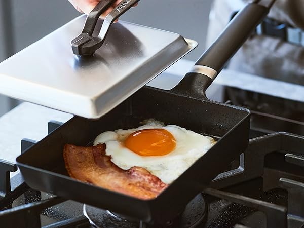 Amazon｜バーミキュラ フライパン EGG＆TOAST PAN ウォールナット 瞬間