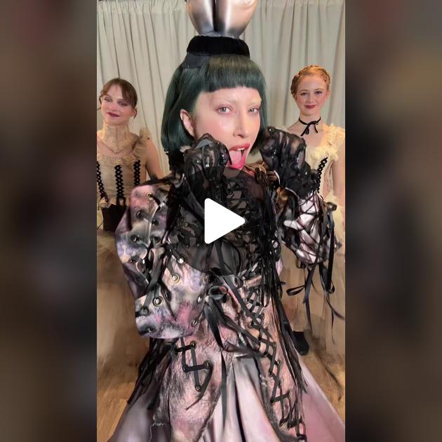 Enid, Agnes and Rosaline snuck out of Nevermore for a night of The