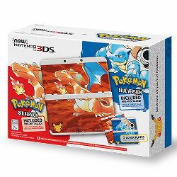 ポケモン20周年記念のNew ニンテンドー3DSが北米で登場。赤、青の