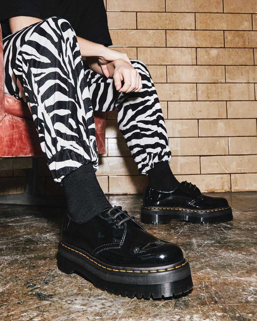 1461 Patent Leather Platform Quad – Posers Hollywood