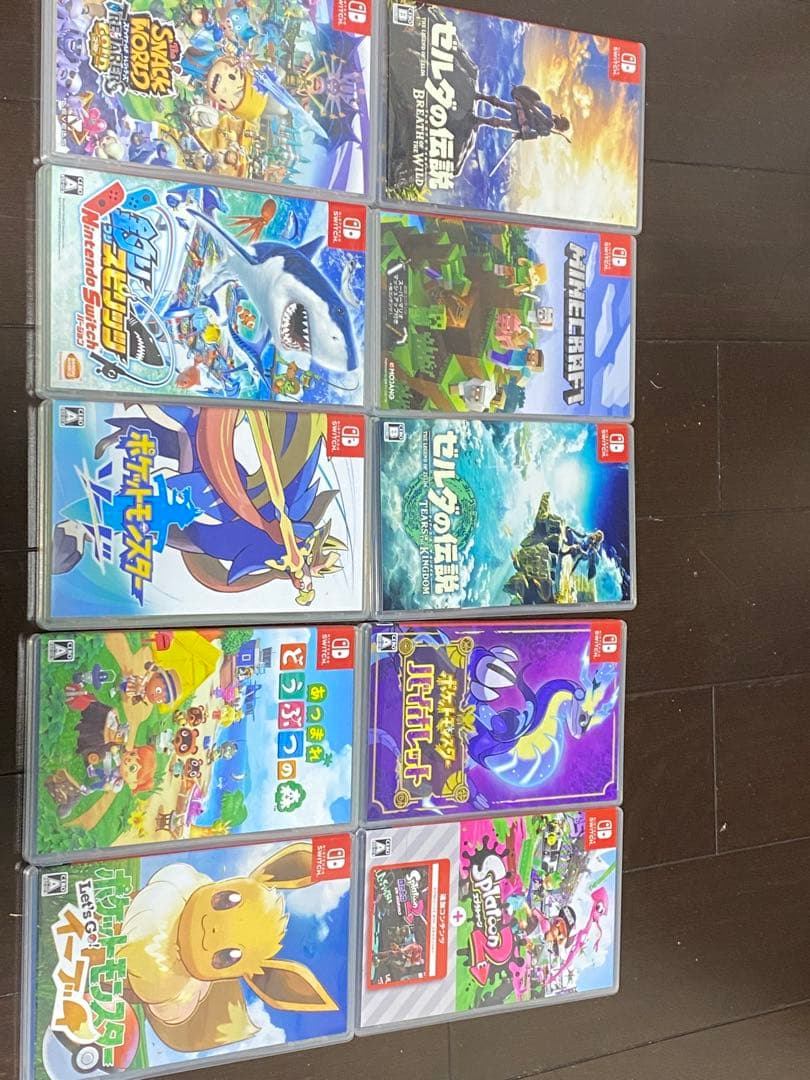 ニンテンドースィッチソフト10個セット定価6万以上。収納できる箱もお付けします。 Switch ソフトケース 48枚/Micro SD 24枚同時に収納 ATiC ゲームカード