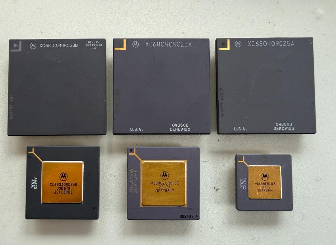 CPU Motorola CPU Collection Motorola 68000 CISC Processor; circa 1979. - The design implements