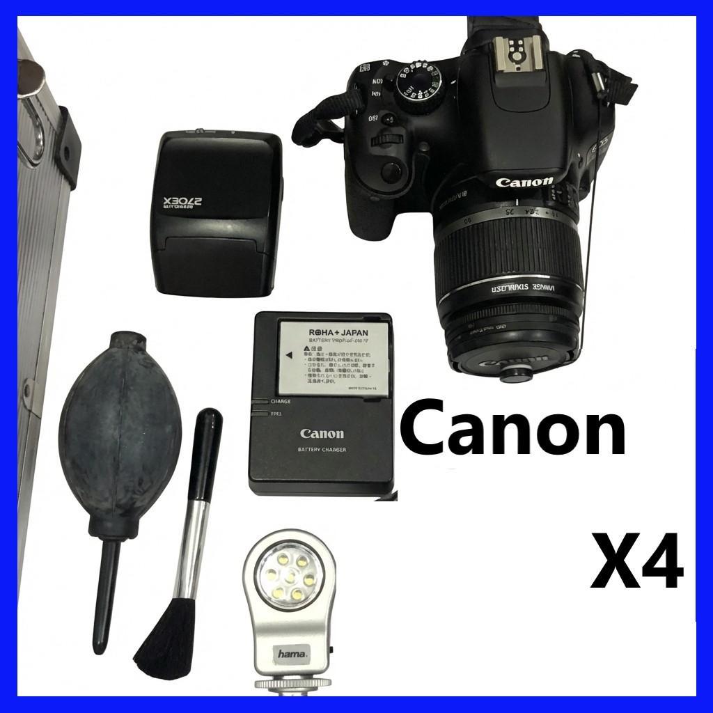 豪華14点セット✨ Canon X4 レンズ セット 一眼レフ カメラ デジカメ 豪華14点セット✨ Canon X4 レンズ セット 一眼レフ カメラ デジカメ