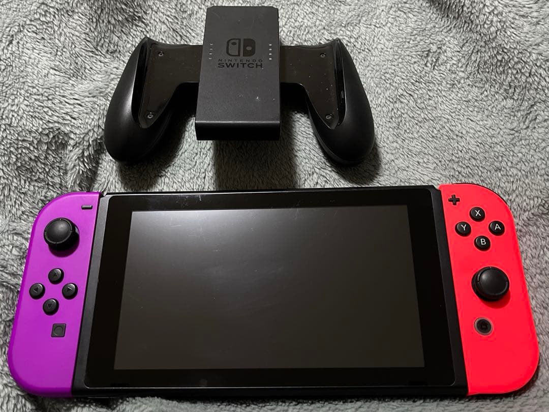 【ジャンク品】Nintendo Switch 本体 ＋ ジョイコングリップ Switch ジョイコン グリップ スイッチ用 Joy-Con 専用グリップ