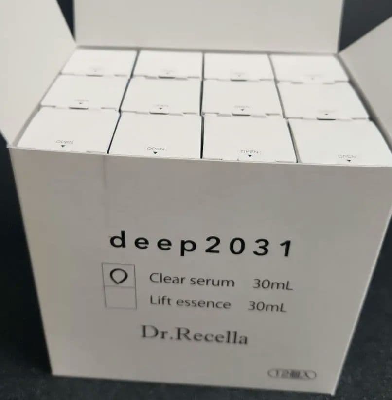 Dr.Recella deep2031 セラムセット 30mL 12本 deep2031のミニサイズのスキンケアセットを、お試し価格330円にて9/3