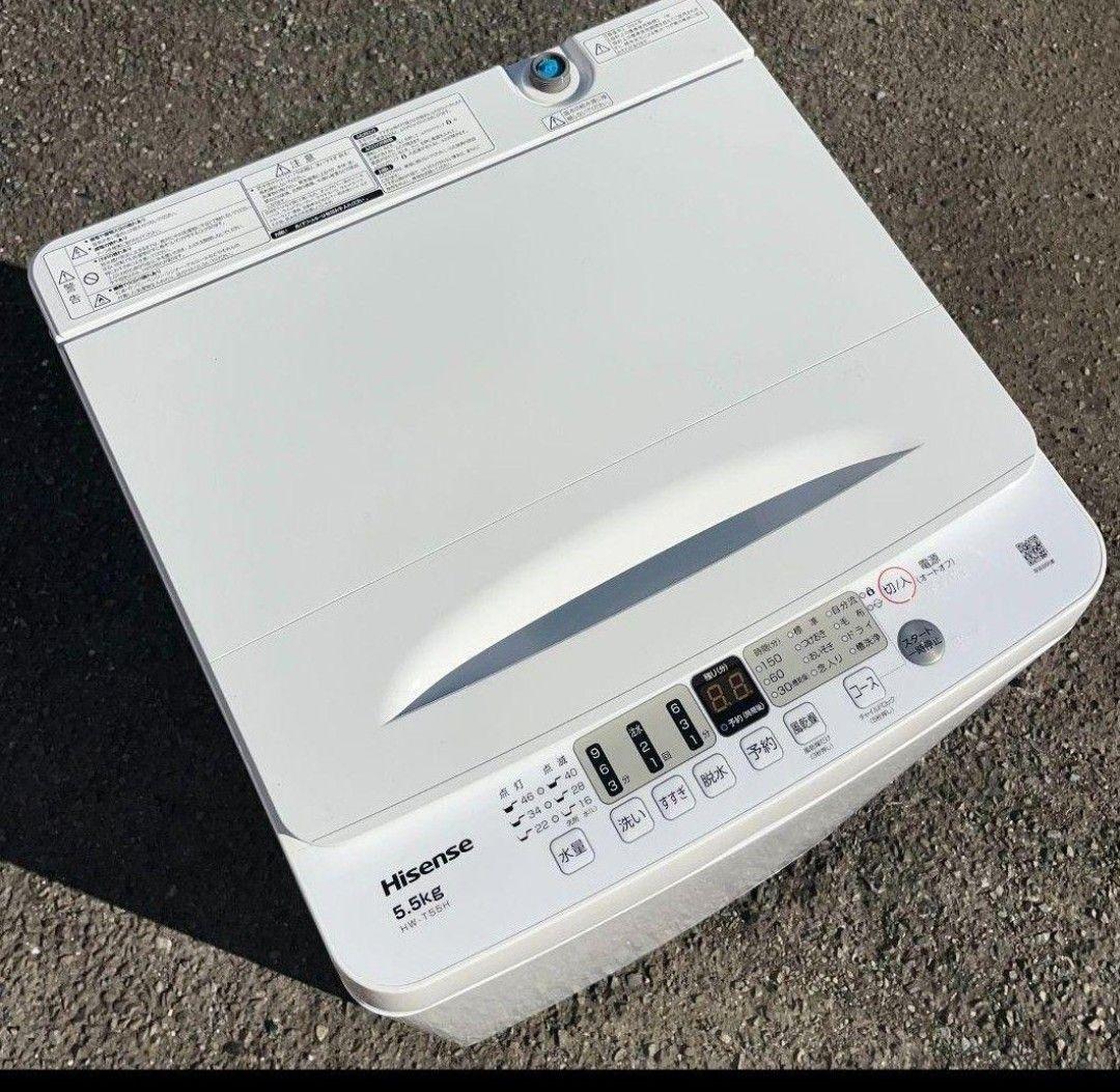 ハイセンス洗濯機 5.5kg立体シャワー水流風乾燥機能付き　2024年製 銀イオン抗菌機能付き全自動洗濯機2種を 2024年7月に発売 | ハイセンス