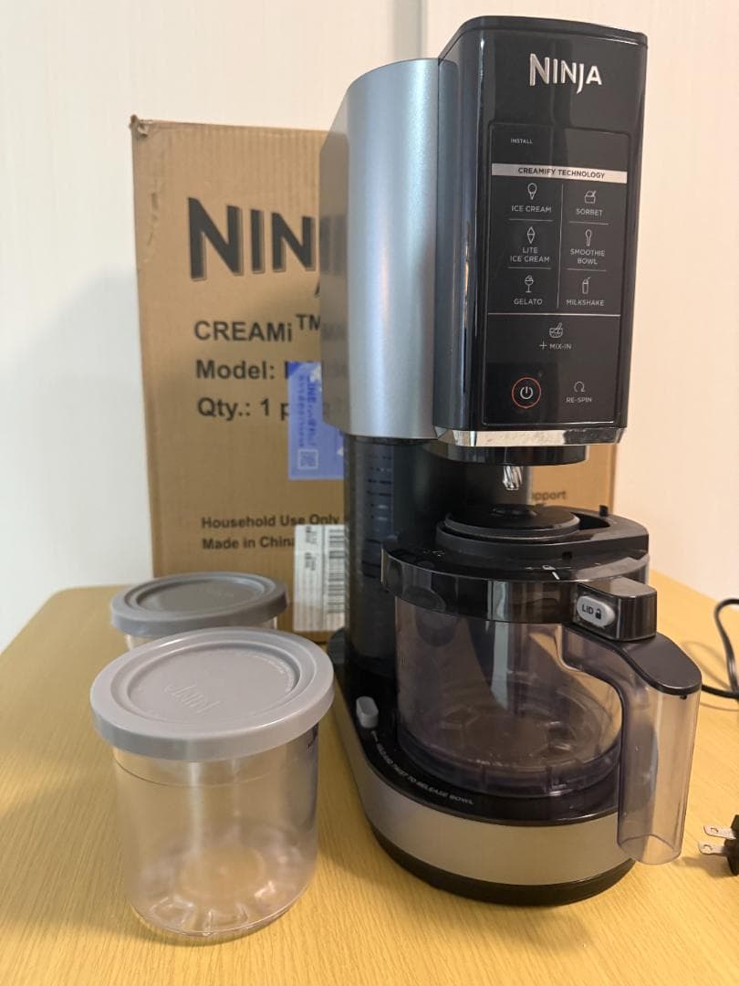 Ninja CREAMi アイスクリームメーカー ブラック 並行輸入品】Ninja ニンジャ CREAMi アイスクリームメーカー 7