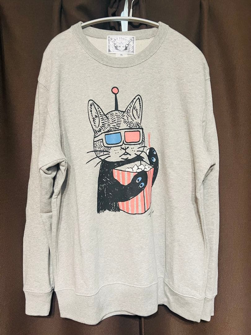 猫イラスト スウェット グレー Amazon.co.jp: [サモエスキー] ねこ ネコ 猫 動物 イラスト おもしろ