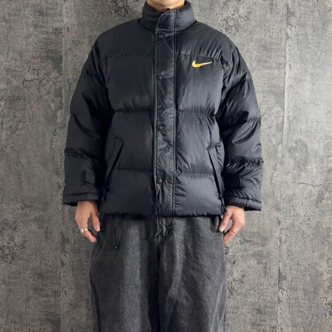 ジャケット・アウター 90s OLD NIKE puffer down jacket black L 90's 