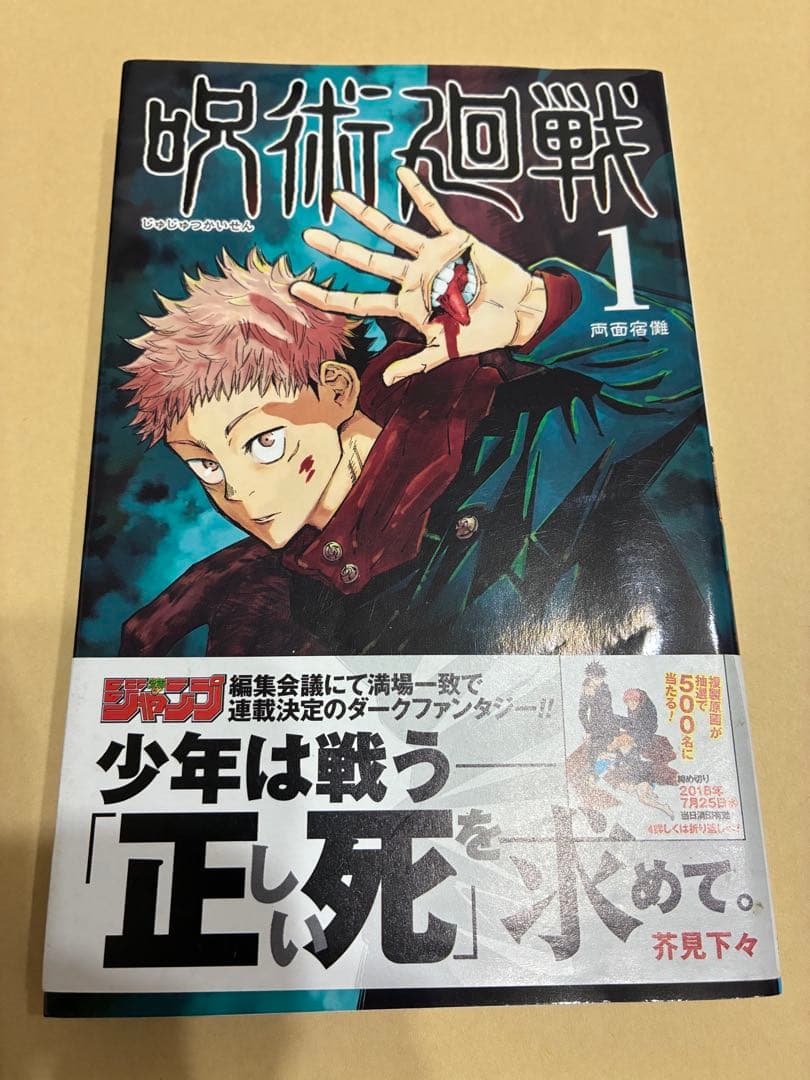 【稀少 美品】呪術廻戦 1巻 初版・帯・注文カード・ジャンパラ付 Yahoo!オークション -「呪術廻戦 1巻 初版」の落札相場・落札価格