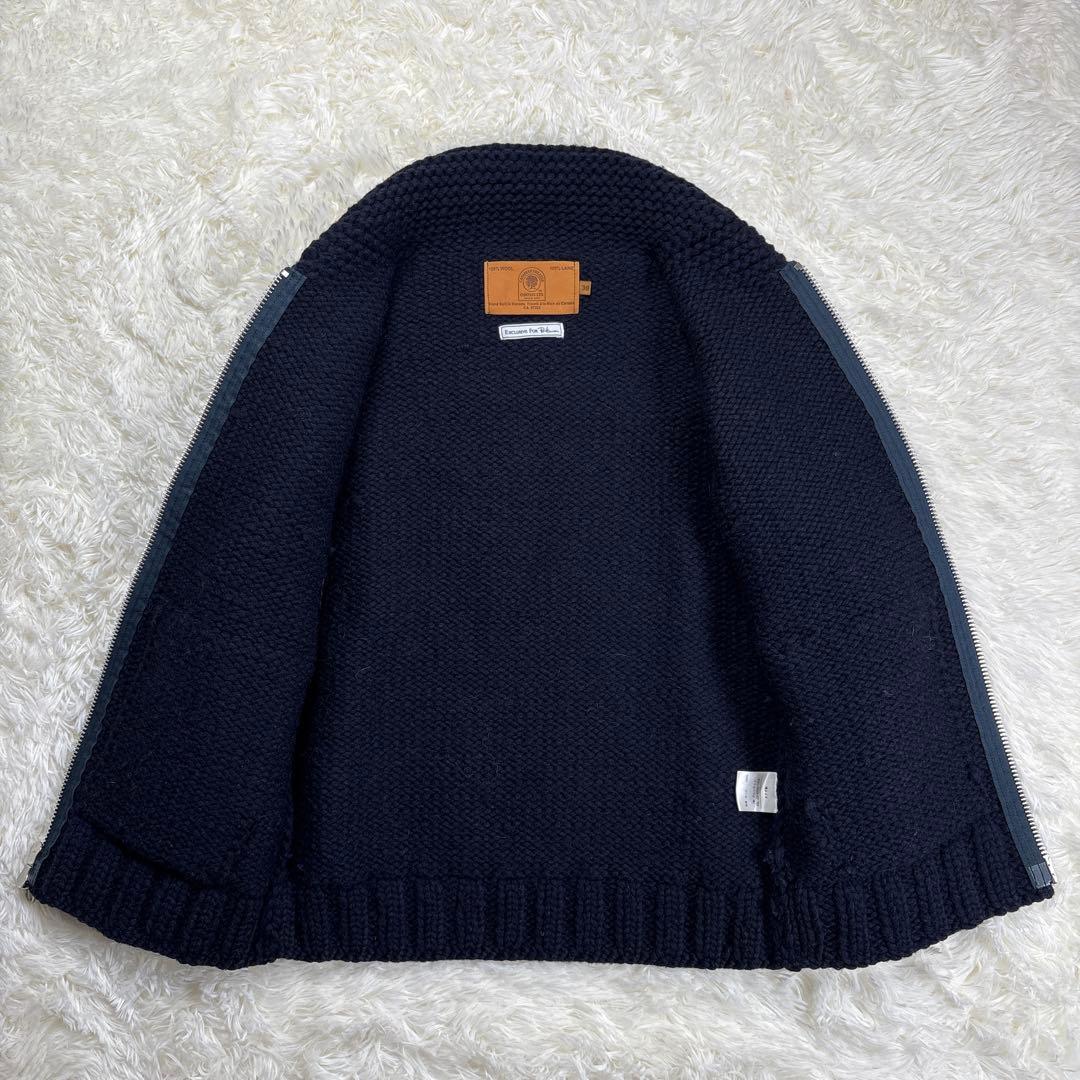 ✨カナダ製・別注✨カナディアンセーター×ロンハーマン カウチンニット