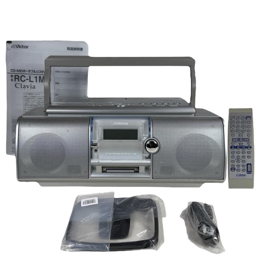 完動品 ビクター RC-L1MD-S Clavia CD/MDポータブルシステム Amazon.co.jp: JVCケンウッド ビクター CD-MDポータブルシステム